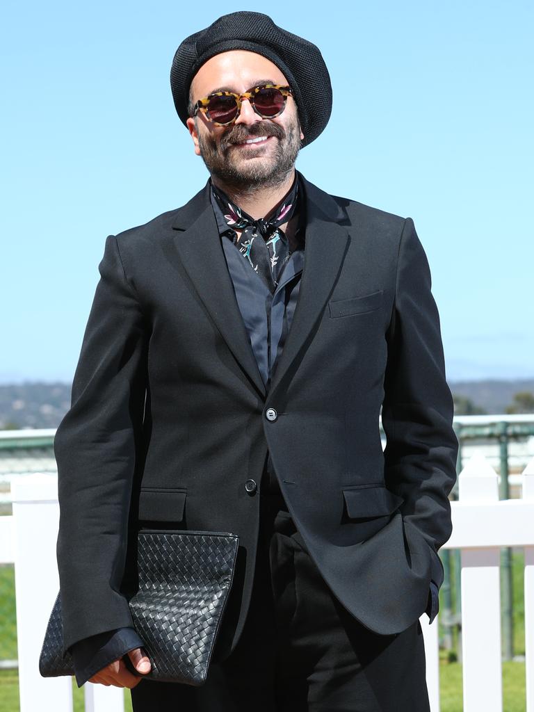 Chris Kontos at Adelaide Cup day at Morphettville. Picture: Tait Schmaal