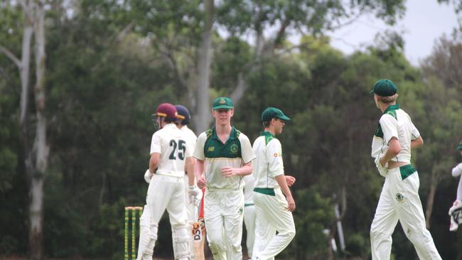 AIC First XI cricket between St Patrickâs College and Villanova College. Saturday February 10,2024.