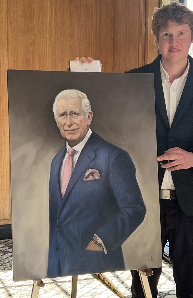 Artist Alistair Barford, who has painted the first official portrait of King Charles. Picture: Danielle Gusmaroli