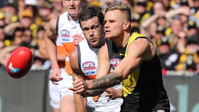 Brandon Ellis in action for Richmond in the 2019 grand final. Picture: Michael Klein.