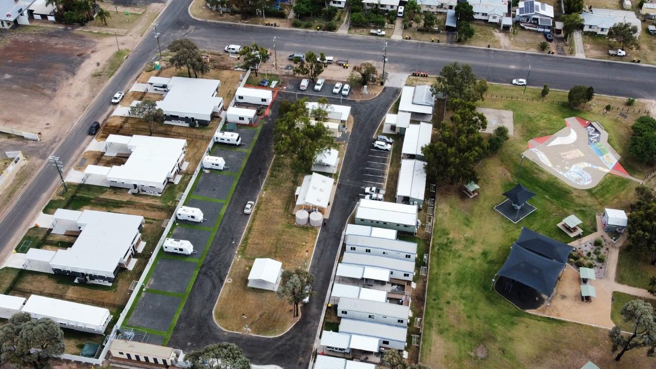 Seven Modular Homes Built At Tara Accommodation Recovery Park After 