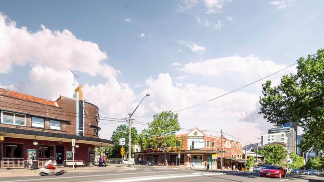 The current site at Pacific Hwy, North Sydney. Picture: PTW Architects