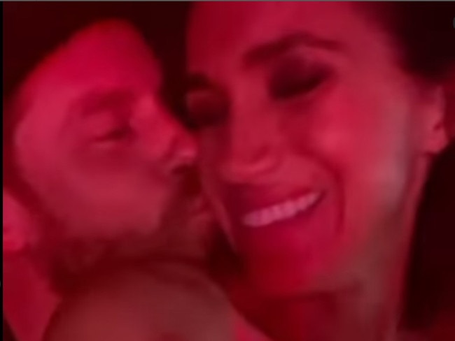 Harry and Meghan packed on the PDA at Beyoncé’s LA concert. Picture: Instagram