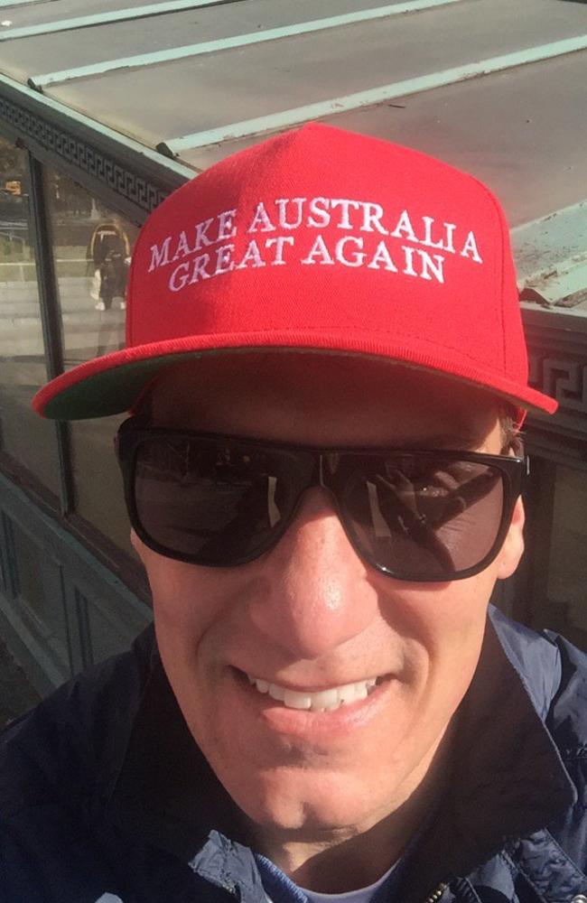 Senator Bernardi has always backed US President Donald Trump. Picture: Twitter