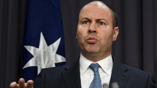 Treasurer Josh Frydenberg. Picture: AAP