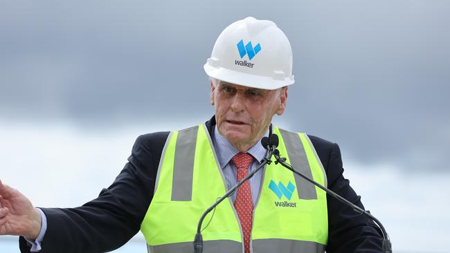 Mr Walker at a ceremony for Parramatta Square, the Sydney region’s tallest building. Picture: NCA NewsWire / David Swift