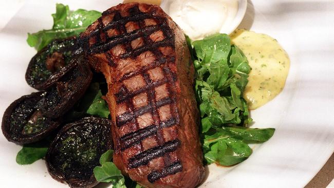 Relax with a steak and salad. Picture: Supplied