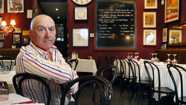 Restaurateur Thierry Cornevin of Bistro Thierry in Hawksburn.