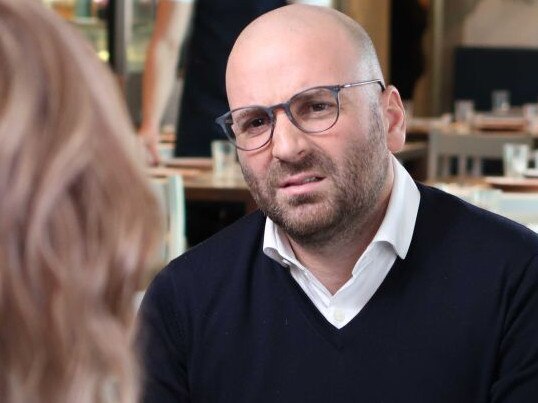 George Calombaris speaking out about his restaurant collapse. Picture: ABC/7.30