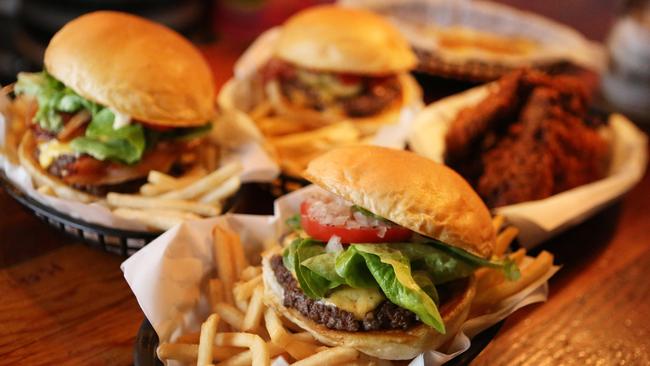 Burgers and fried chicken will still dominate the menu at Mary's. Picture: Bob Barker