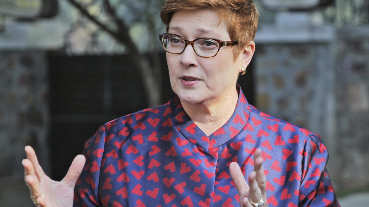 Foreign Minister Marise Payne has said Australia is willing to consider the application of Ms Alqunun. Picture: Shonal Ganguly/AP