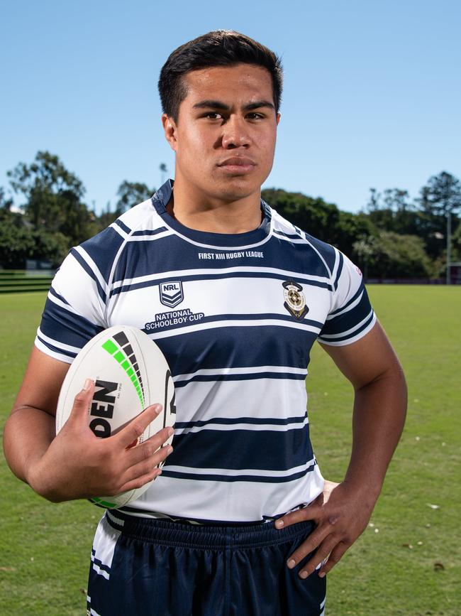 Xavier Va’a, St Mary’s College Toowoomba. PICTURE: Brad Fleet