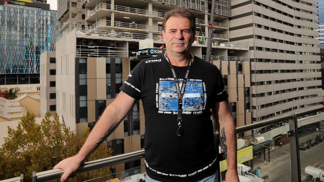 Leader of the CFMEU in Victoria John Setka. Picture: Stuart McEvoy 