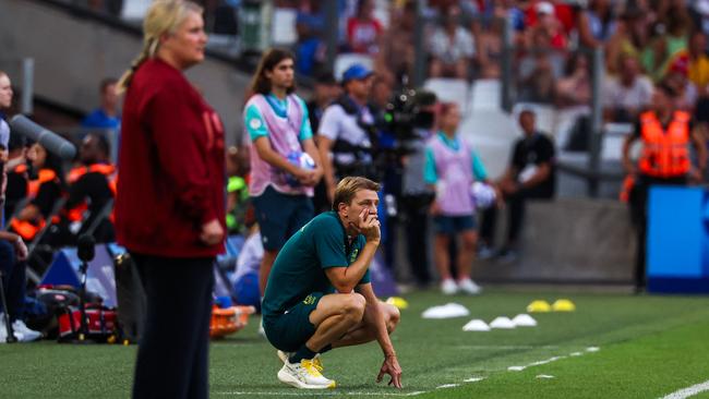 Australia's Swedish coach Tony Gustavsson has a rollercoaster ride in Marseille