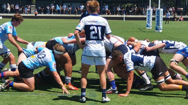 The next generation of rugby young guns showing their wares in recent under 18s games. Pic: Supplied