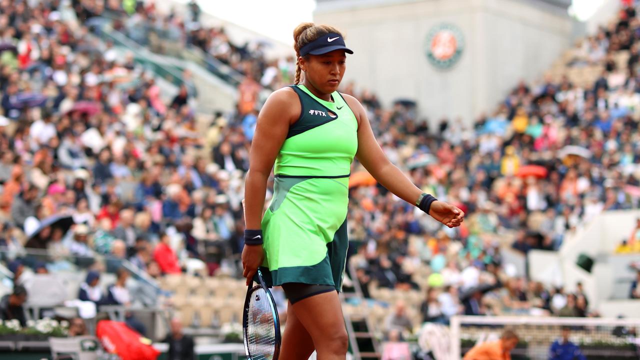 Naomi Osaka suffered a shock first-round exit. (Photo by Ryan Pierse/Getty Images)