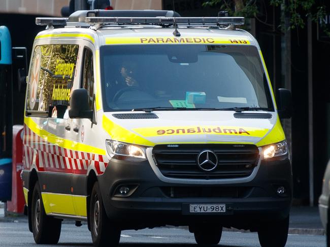 SYDNEY, AUSTRALIA - NewsWire Photos September 17, 2024: Emergency service general vision .NSW Ambulance bus Picture: NewsWire / Nikki Short