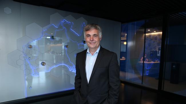 NBN Co CEO Stephen Rue at their offices in North Sydney after announcing company financial results. Britta Campion / The Australian