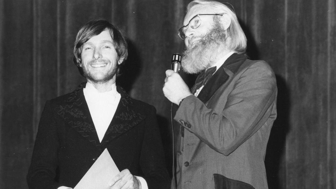 Peter Weir and Stratton at the Sydney Film Festival in 1975