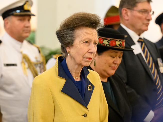 Princess Anne is in Wellington, having travelled to New Zealand at the request of the NZ Army's Royal New Zealand Corps of Signals. Picture: Getty Images
