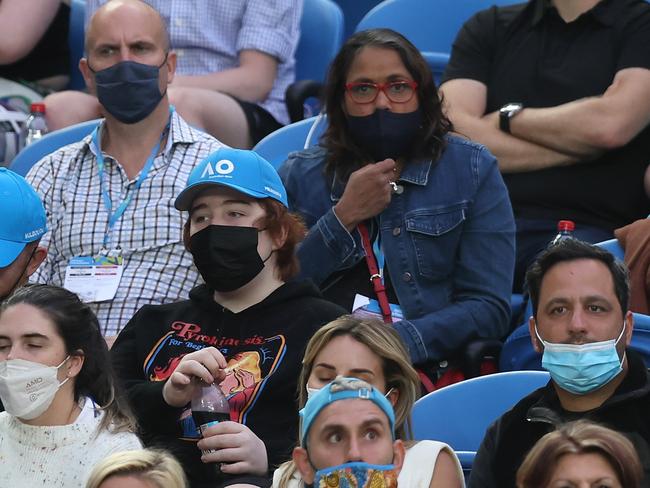 Cathy Freeman watches on. Picture: Graham Denholm/Getty