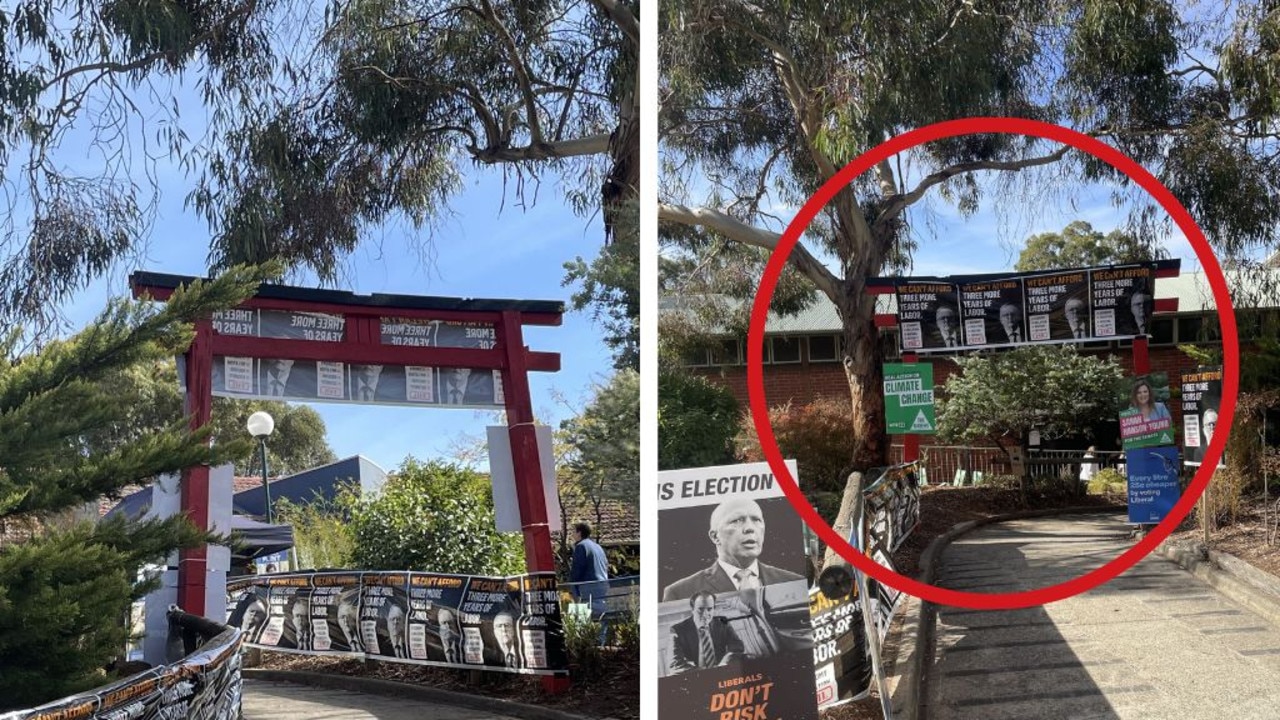 A bit classless? School election posters raise eyebrows