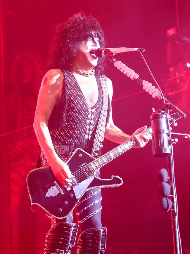 KISS play the Brisbane Entertainment Centre. Picture: Steve Pohlner