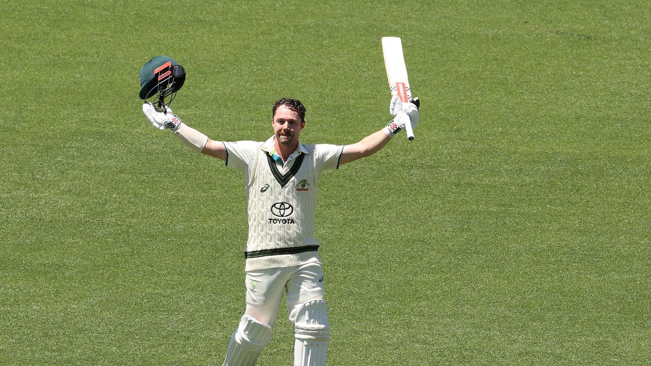 Instead of getting out for 37, Travis Head stayed in to crack 119 runs, denying the West Indies any real shot at a remarkable victory. Picture: Getty Images