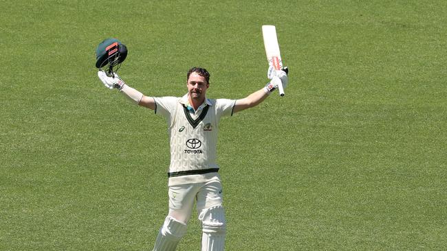 Instead of getting out for 37, Travis Head stayed in to crack 119 runs, denying the West Indies any real shot at a remarkable victory. Picture: Getty Images