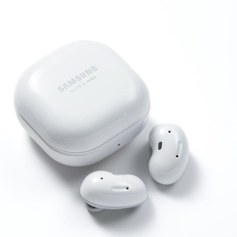 The noise cancellation on Samsung’s Galaxy Buds Live underperforms compared to the AirPods Pro.