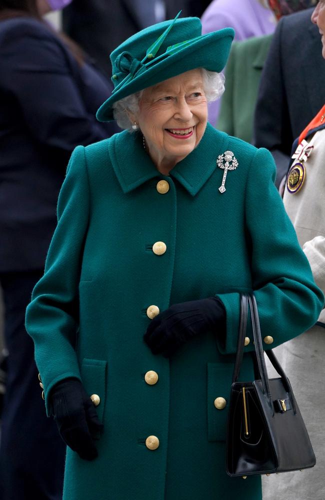 Queen Elizabeth arrives to open Scottish Parliament in October 2021 in Edinburgh. Picture: Getty Images