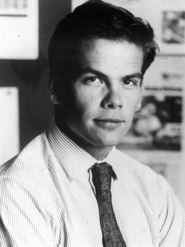 Lachlan Murdoch in 1995. Picture: Matt Munro