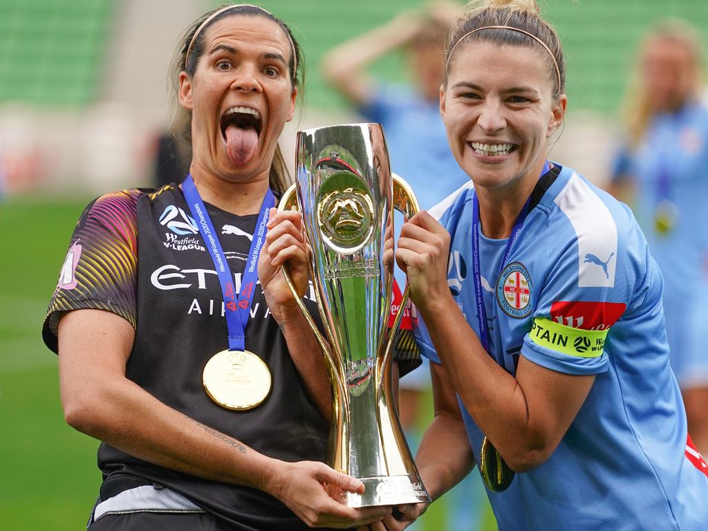 An A-League women’s champion in 2020, Williams believes the World cup can leave a legacy for the Australian league. Picture: AAP Image/Scott Barbour