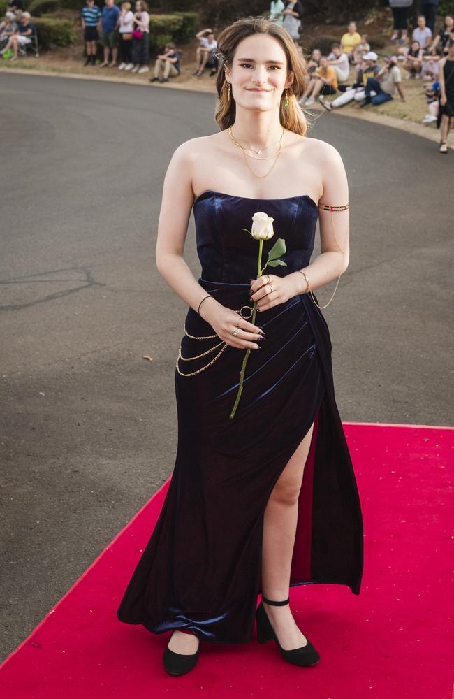 Jillian Bonell at Harristown State High School formal at Highfields Cultural Centre, Friday, November 17, 2023. Picture: Kevin Farmer