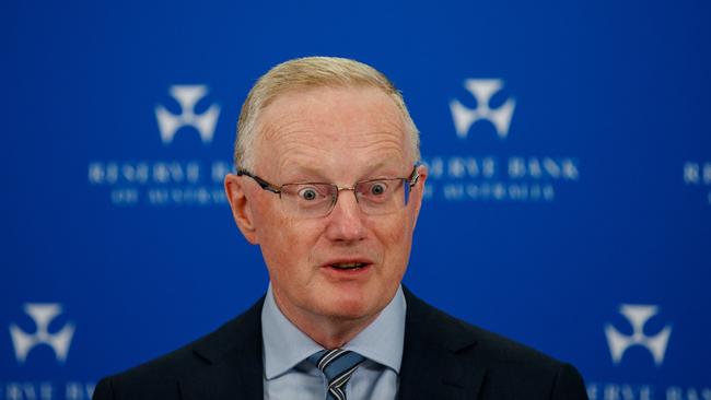 SYDNEY, AUSTRALIA – NewsWire Photos APRIL 20, 2023: Reserve Bank of Australia Governor Philip Lowe during a press conference on Thursday at the RBA following the release of government recommendations. Picture: NCA NewsWire / Nikki Short