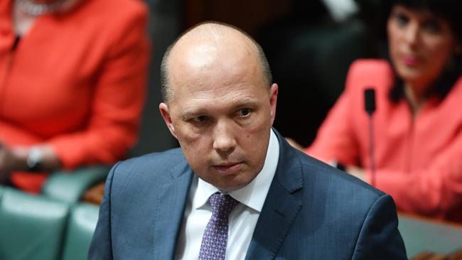 Minister for Immigration Peter Dutton. Picture: AAP