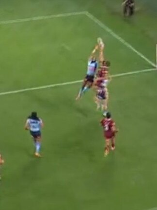 This controversial moment soured the first try of Game 2.