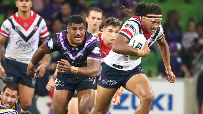 Sitili Tupouniua made a big impression against the Storm last weekend.