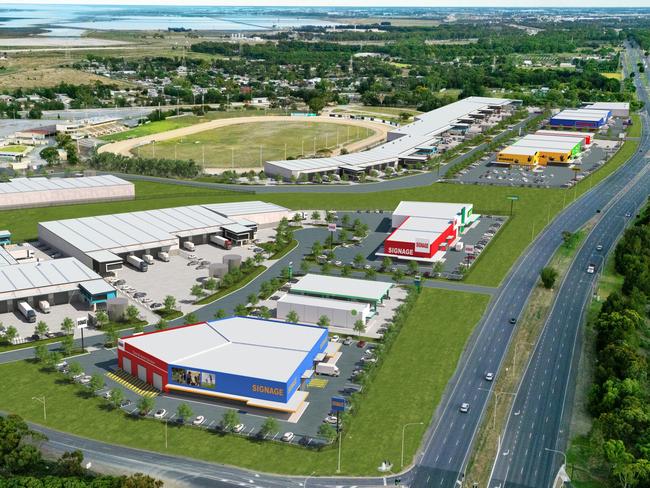 Artist's impression of Globe Derby Park industrial development. Picture: Supplied by Seymour Group