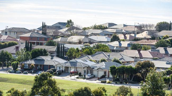 Westpac now expects house prices to fall 2 per cent over calendar 202. Picture: NCA NewsWire /Brenton Edwards