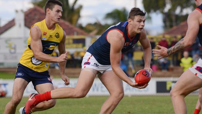 Can Norwood's Luke Surman force his way back into the league side? Picture: AAP Image/ Brenton Edwards