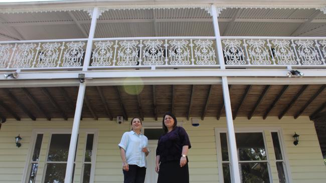 Planning Minister Jackie Trad (left) has come to the rescue of ‘Abbotsleigh’, which is in Grace Grace’s (right) electorate of Brisbane Central.