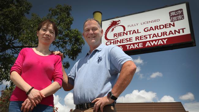 The Oriental Garden Chinese Restaurant owners Brendyne Lowe and Janet Zhang. Picture: Dean Martin