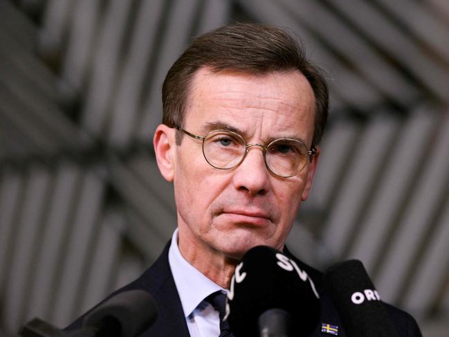 Swedish Prime Minister Ulf Kristersson. Picture: AFP