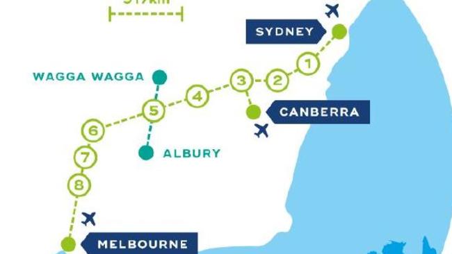 We’ve heard it before, but Melbourne to Sydney in less than two hours by train could be happening. Picture: CLARA