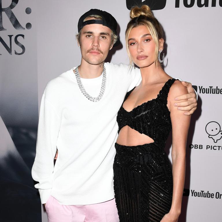 Bieber has now settled down with wife Hailey. Picture: Getty