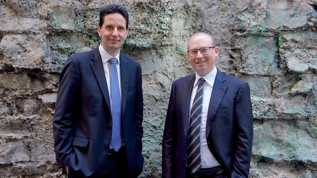 L1 Capital co-founders Mark Landau (left) and Raphael Lamm.