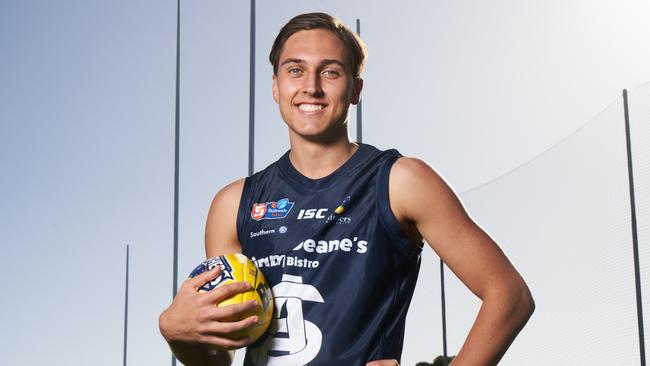 South Adelaide’s Zac Dumesny starred on Friday night. Picture: MATT LOXTON