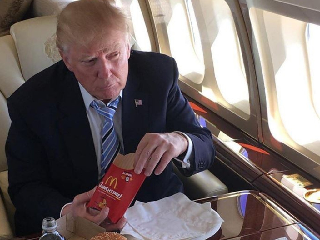 Donald Trump has said he is a fan of fast food like McDonald's.