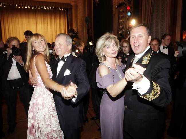 Maria Koteneva, Wolfgang Porsche, Claudia Huebner and Russian ambassador to Germany Vladimir Kotenev. Picture: Florian Seefried/Getty Images